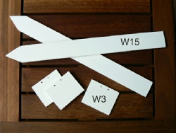 White Wooden Labels